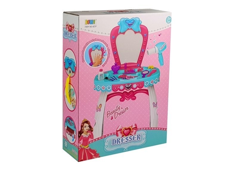 Toaletka z Magicznym Lusterkiem + Akcesoria Toaletka z Magicznym Lusterkiem + Akcesoria
