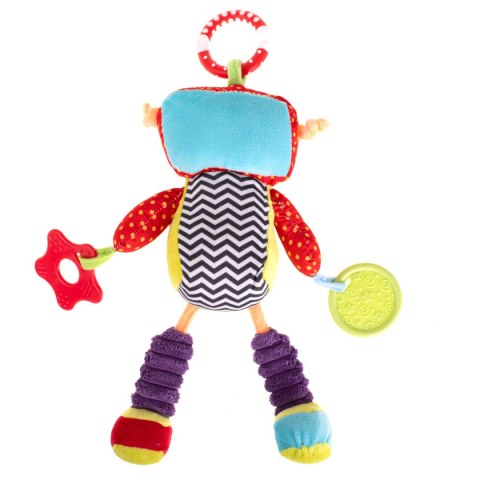 Zawieszka gryzak do wózka robot z lusterkiem Zawieszka gryzak do wózka robot z lusterkiem