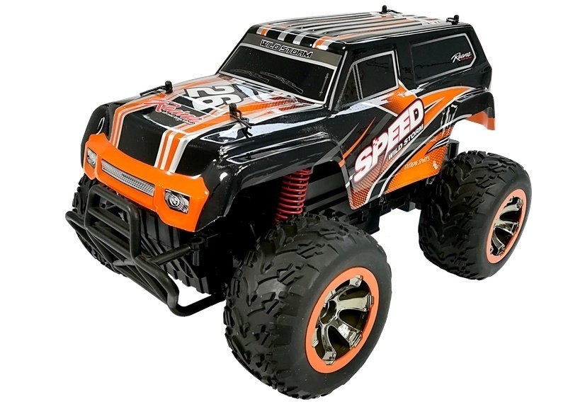 Terenowy Jeep Auto 1:18 R/C Pomarańczowe Terenowy Jeep Auto 1:18 R/C Pomarańczowe