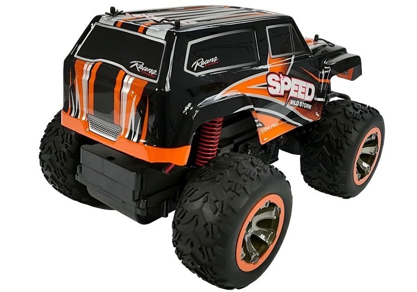 Terenowy Jeep Auto 1:18 R/C Pomarańczowe Terenowy Jeep Auto 1:18 R/C Pomarańczowe