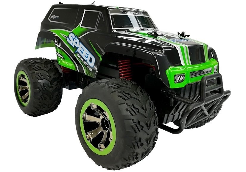 Terenowy Jeep Auto 1:18 R/C Zielone Terenowy Jeep Auto 1:18 R/C Zielone