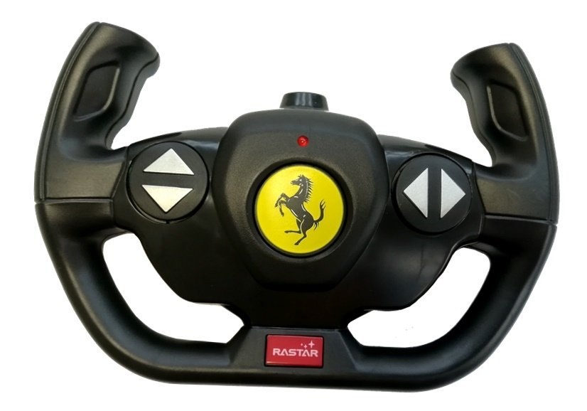 Auto R/C Ferrari Rastar 1:14 Żółte na pilota Auto R/C Ferrari Rastar 1:14 Żółte na pilota
