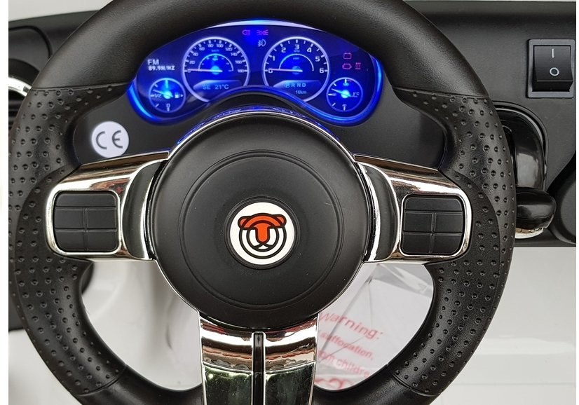 Auto na Akumulator Jeep SX1719 Biały 4x4 Auto na Akumulator Jeep SX1719 Biały 4x4