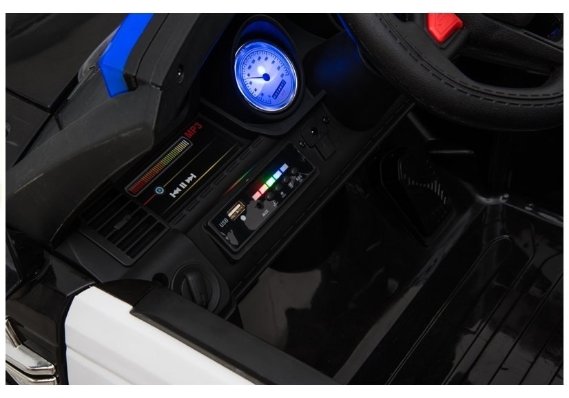 Auto na Akumulator Policja JC002 Czarny Auto na Akumulator Policja JC002 Czarny