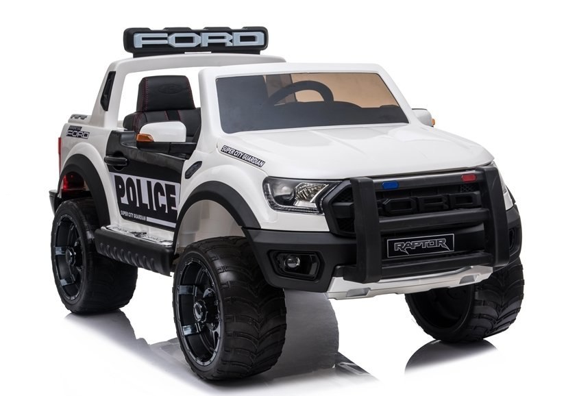 Auto na Akumulator Ford Raptor Police DK-F150RP Biały Auto na Akumulator Ford Raptor Police DK-F150RP Biały
