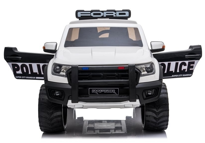 Auto na Akumulator Ford Raptor Police DK-F150RP Biały Auto na Akumulator Ford Raptor Police DK-F150RP Biały