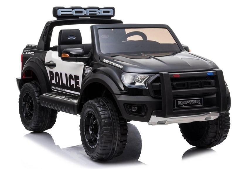 Auto na Akumulator Ford Raptor Police DK-F150RP Czarny Lakier Auto na Akumulator Ford Raptor Police DK-F150RP Czarny Lakier