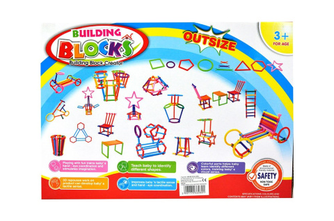 Klocki Przestrzenne SMART STICK patyczki 372el Klocki Przestrzenne SMART STICK patyczki 372el