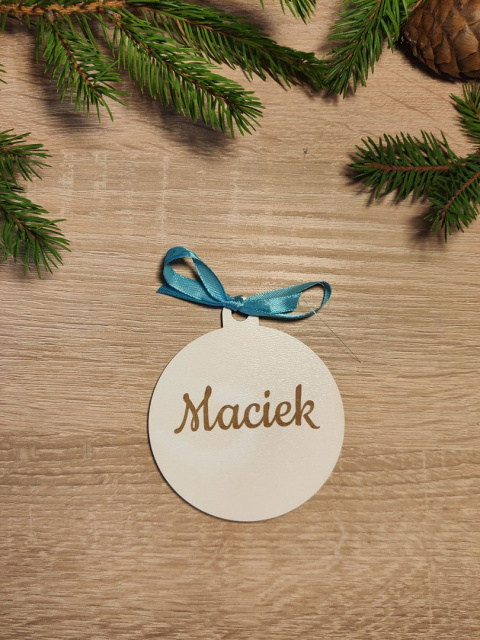 Personalizowane bombki 6 szt. zawieszki na choinkę Personalizowane bombki 6 szt. zawieszki na choinkę