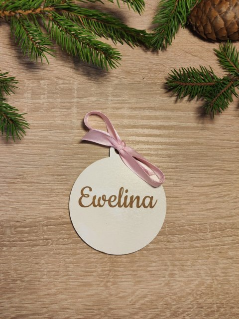 Personalizowane bombki 6 szt. zawieszki na choinkę Personalizowane bombki 6 szt. zawieszki na choinkę