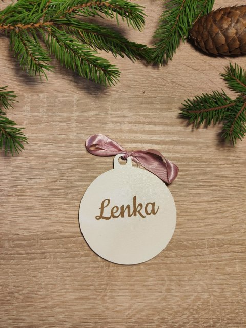 Personalizowane bombki 6 szt. zawieszki na choinkę Personalizowane bombki 6 szt. zawieszki na choinkę