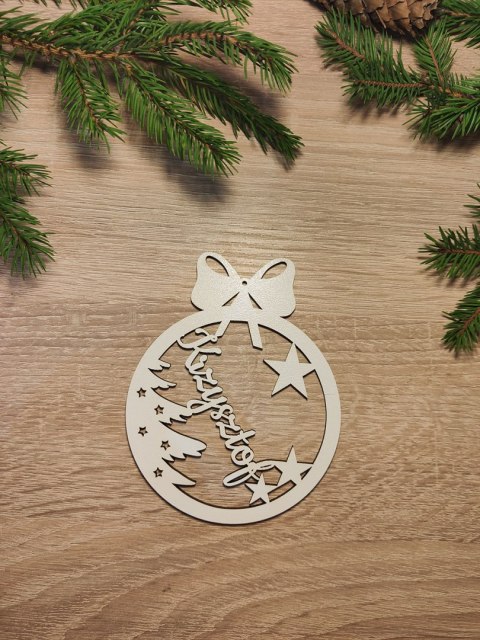 Personalizowane zawieszki 6 szt. bombki na choinkę Personalizowane zawieszki 6 szt. bombki na choinkę