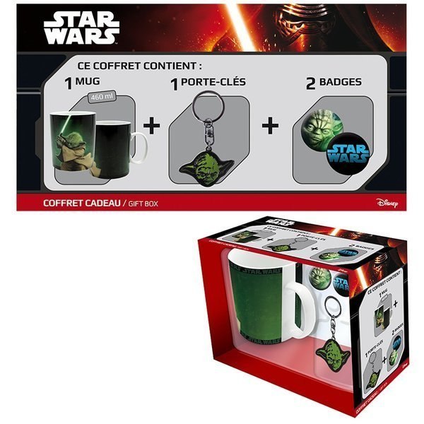 STAR WARS - Kubek/Breloczek/Plakietki "Yoda" STAR WARS - Kubek/Breloczek/Plakietki "Yoda"