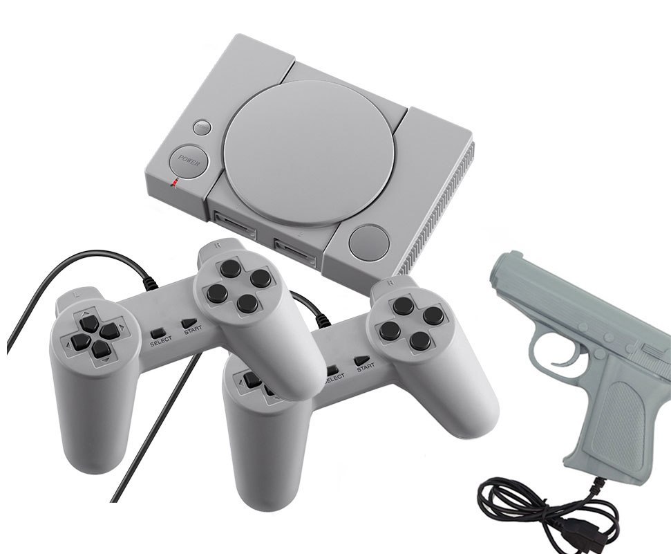 Telewizyjna konsola retro + 2 pady i pistolet Telewizyjna konsola retro + 2 pady i pistolet