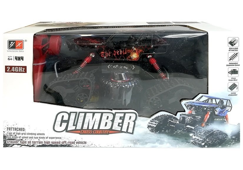 Auto Zdalnie Sterowane Terenowe R/C Czerwony 4x4 Auto Zdalnie Sterowane Terenowe R/C Czerwony 4x4