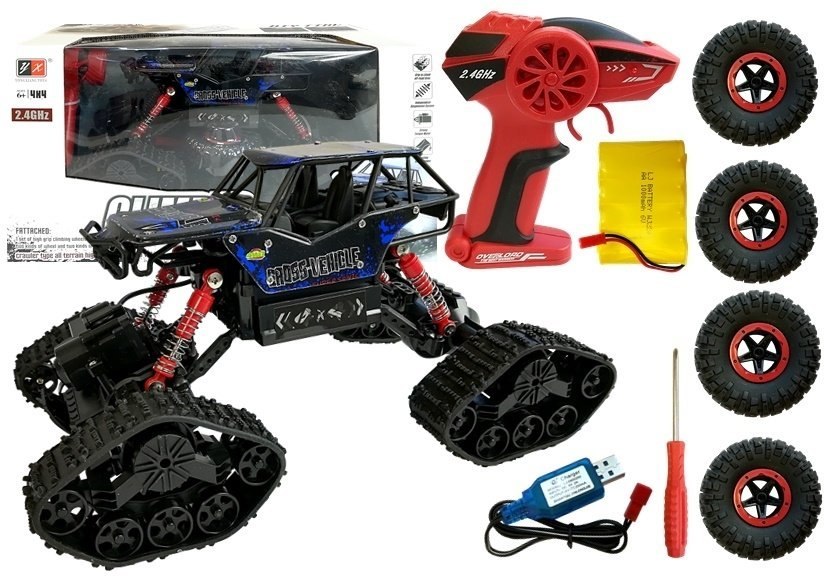 Auto Zdalnie Sterowane Terenowe R/C Niebieski 4x4 Auto Zdalnie Sterowane Terenowe R/C Niebieski 4x4