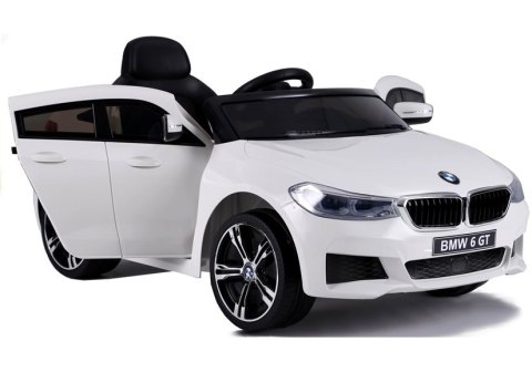 Auto na Akumulator BMW 6 GT Białe Auto na Akumulator BMW 6 GT Białe
