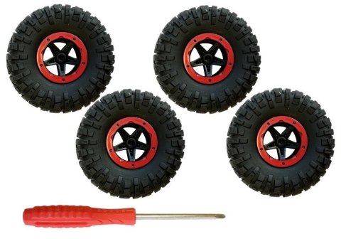 Jeep Zdalnie Sterowane Terenowe R/C Czerwony 4x4 Jeep Zdalnie Sterowane Terenowe R/C Czerwony 4x4