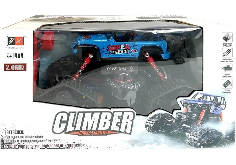 Jeep Zdalnie Sterowane Terenowe R/C Czerwony 4x4 Jeep Zdalnie Sterowane Terenowe R/C Czerwony 4x4