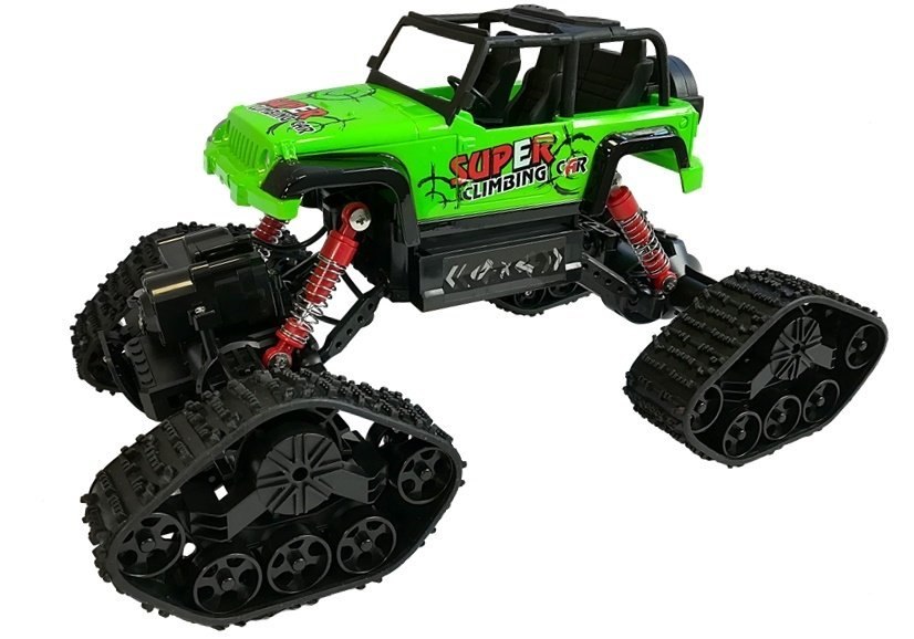 Jeep Zdalnie Sterowane Terenowe R/C Zielony 4x4 Jeep Zdalnie Sterowane Terenowe R/C Zielony 4x4