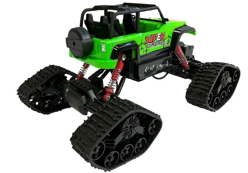 Jeep Zdalnie Sterowane Terenowe R/C Zielony 4x4 Jeep Zdalnie Sterowane Terenowe R/C Zielony 4x4