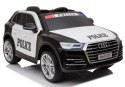 Pojazd na Akumulator Audi Q5 Policja Czarny Pojazd na Akumulator Audi Q5 Policja Czarny