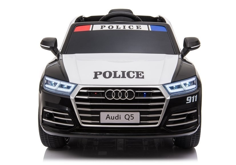Pojazd na Akumulator Audi Q5 Policja Czarny Pojazd na Akumulator Audi Q5 Policja Czarny