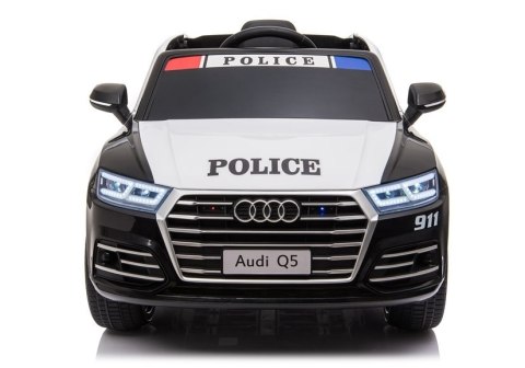 Pojazd na Akumulator Audi Q5 Policja Czarny Pojazd na Akumulator Audi Q5 Policja Czarny