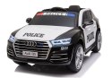 Pojazd na Akumulator Audi Q5 Policja Czarny Pojazd na Akumulator Audi Q5 Policja Czarny