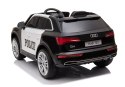 Pojazd na Akumulator Audi Q5 Policja Czarny Pojazd na Akumulator Audi Q5 Policja Czarny
