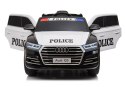Pojazd na Akumulator Audi Q5 Policja Czarny Pojazd na Akumulator Audi Q5 Policja Czarny
