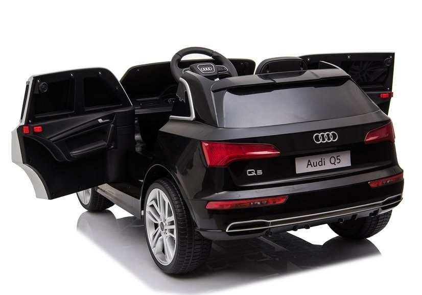 Pojazd na Akumulator Audi Q5 Policja Czarny Pojazd na Akumulator Audi Q5 Policja Czarny