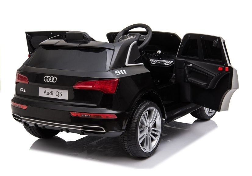 Pojazd na Akumulator Audi Q5 Policja Czarny Pojazd na Akumulator Audi Q5 Policja Czarny