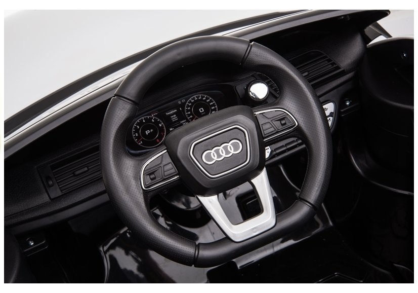 Pojazd na Akumulator Audi Q5 Policja Czarny Pojazd na Akumulator Audi Q5 Policja Czarny
