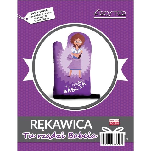 Zestaw fartuszek oraz rękawica - Tu rządzi Babcia Zestaw fartuszek oraz rękawica - Tu rządzi Babcia