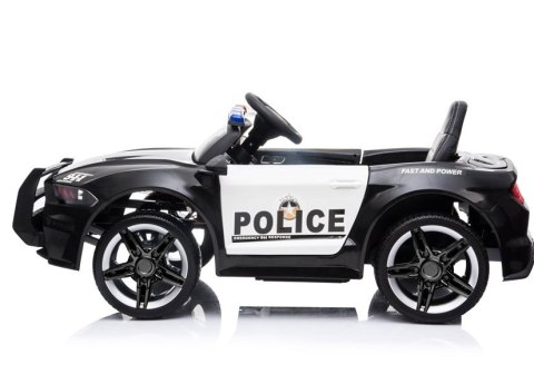 Auto na Akumulator BBH0007 Policja Czarny Auto na Akumulator BBH0007 Policja Czarny
