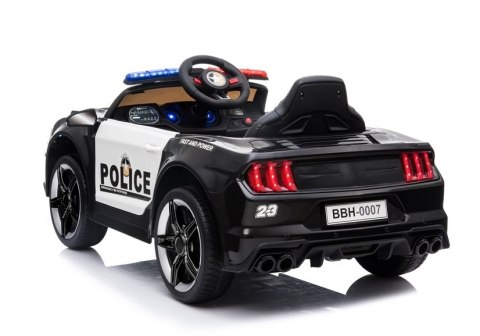 Auto na Akumulator BBH0007 Policja Czarny Auto na Akumulator BBH0007 Policja Czarny