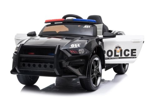 Auto na Akumulator BBH0007 Policja Czarny Auto na Akumulator BBH0007 Policja Czarny