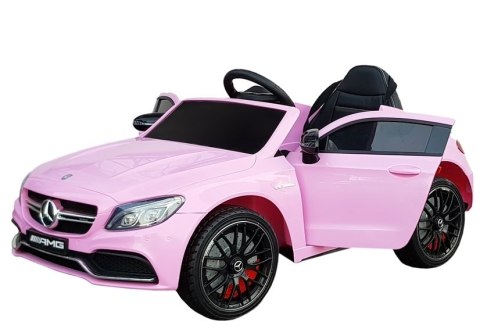 Auto na Akumulator Mercedes C63 Różowy Auto na Akumulator Mercedes C63 Różowy