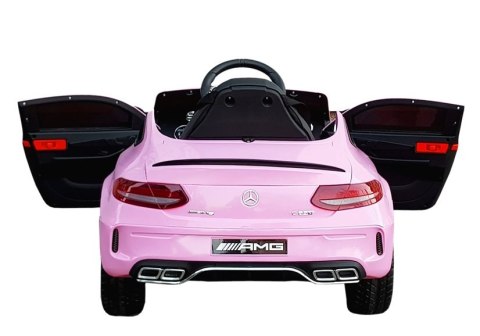 Auto na Akumulator Mercedes C63 Różowy Auto na Akumulator Mercedes C63 Różowy