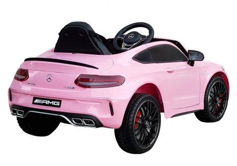 Auto na Akumulator Mercedes C63 Różowy Auto na Akumulator Mercedes C63 Różowy