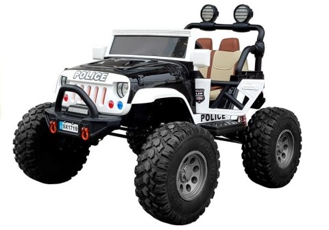 Auto na Akumulator SX1719 Policja Czarne Auto na Akumulator SX1719 Policja Czarne