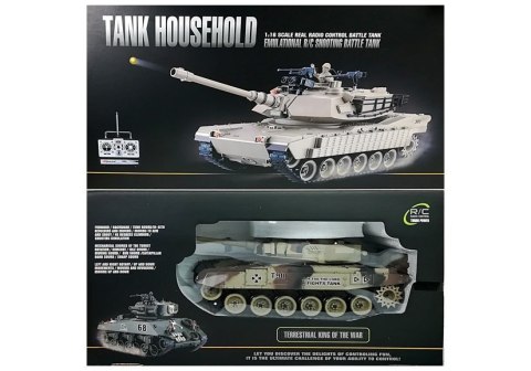 Czołg R/C 1:16 Zdalnie Sterowany Na Kulki Żółty Czołg R/C 1:16 Zdalnie Sterowany Na Kulki Żółty