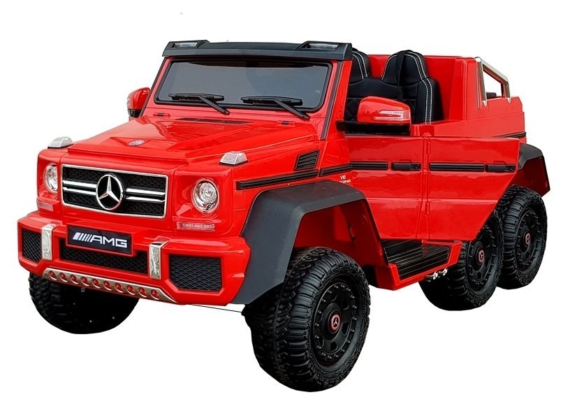 Pojazd Na Akumulator Mercedes 6x45W Czerwony Pojazd Na Akumulator Mercedes 6x45W Czerwony