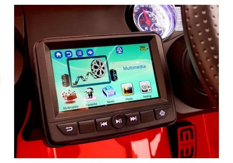 Pojazd Na Akumulator Mercedes 6x45W Czerwony Pojazd Na Akumulator Mercedes 6x45W Czerwony