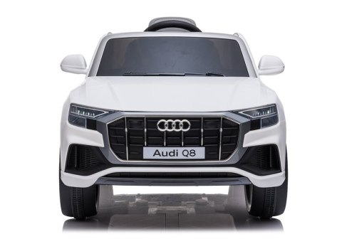 Auto na Akumulator Audi Q8 JJ2066 Biały Auto na Akumulator Audi Q8 JJ2066 Biały