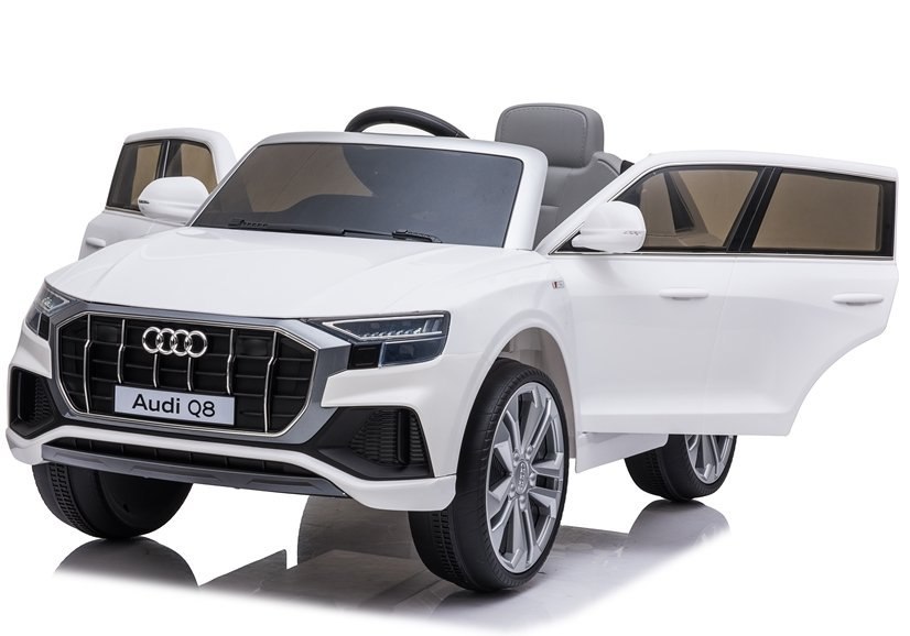 Auto na Akumulator Audi Q8 JJ2066 Biały Auto na Akumulator Audi Q8 JJ2066 Biały