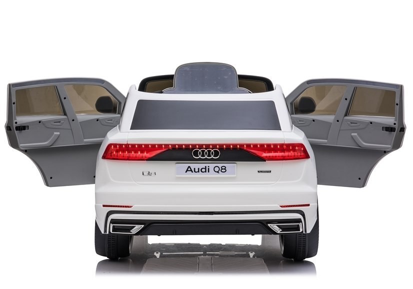 Auto na Akumulator Audi Q8 JJ2066 Biały Auto na Akumulator Audi Q8 JJ2066 Biały