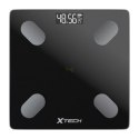 Inteligentna waga łazienkowa bluetooth czarna Inteligentna waga łazienkowa bluetooth czarna