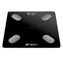 Inteligentna waga łazienkowa bluetooth czarna Inteligentna waga łazienkowa bluetooth czarna